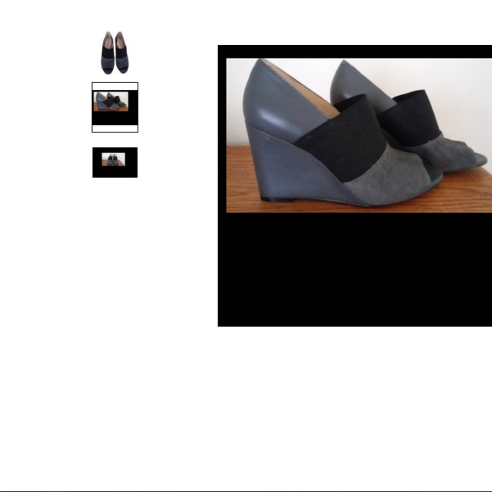 Van Courtland Blue Paris Lyric Wedges